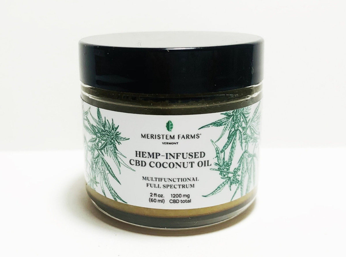 Hemp-Infused CBD 'Do Everything' Coconut Oil – Meristem Farms LLC